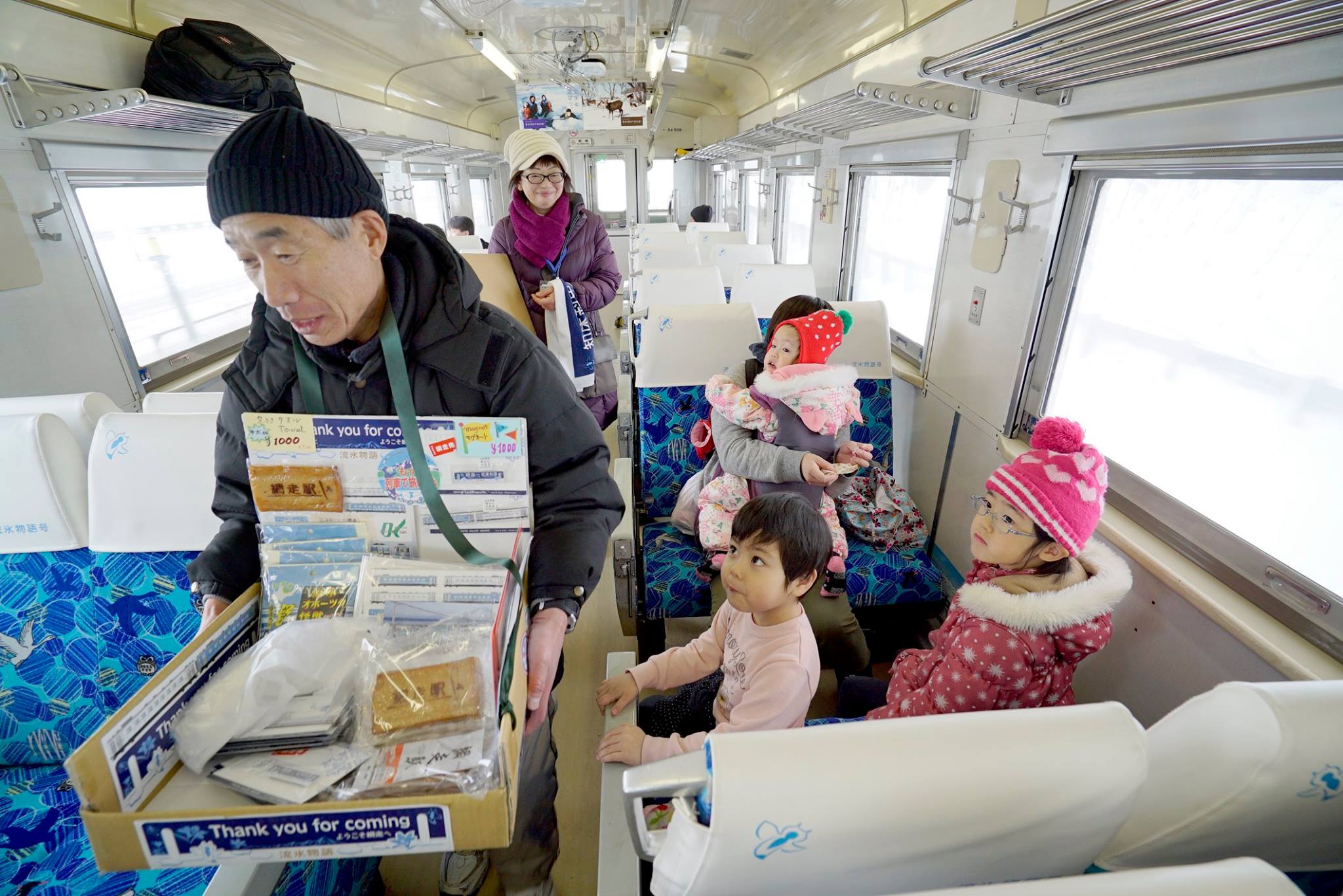 流氷ノロッコ号の車内販売