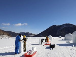 雪国らしい広々した景色