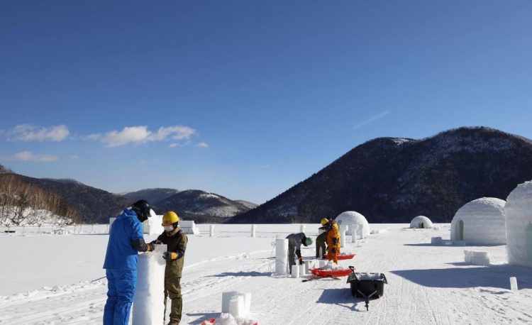 雪国らしい広々した景色